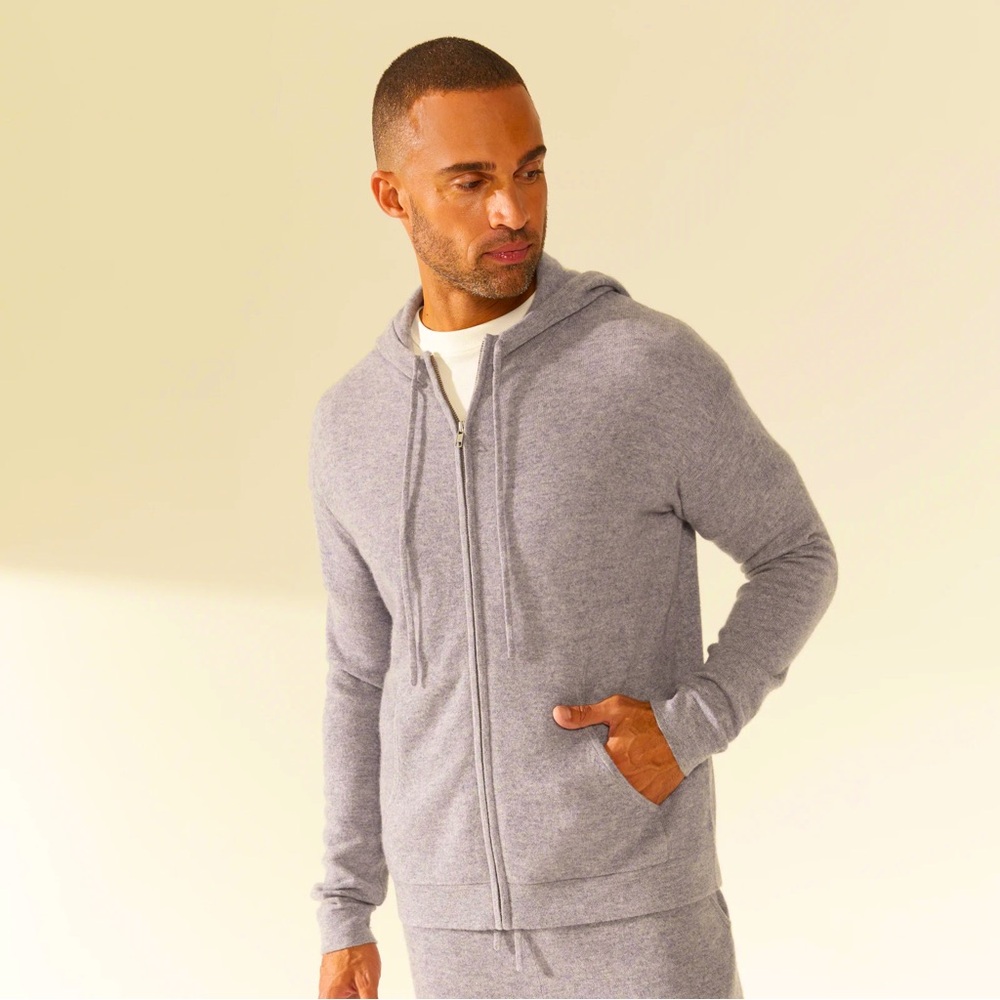 ITALIC Milo Cashmere Zip Hoodie
